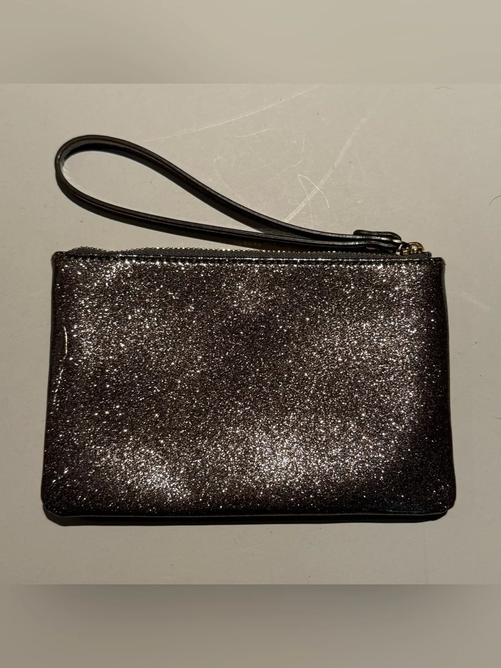 kate spade Glitter Wristlet in Metallic Lavender